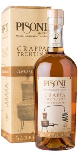 Pisoni, Grappa Barricata di Gewürztraminer