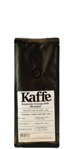 Guatemala Huehuetenango Ekologisk 250 g (Malet kaffe)