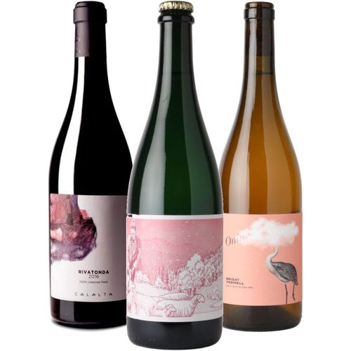 Vinlåda - Naturvin 3 flaskor