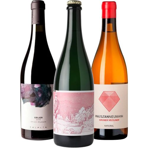 Vinlåda - Naturvin 3 flaskor
