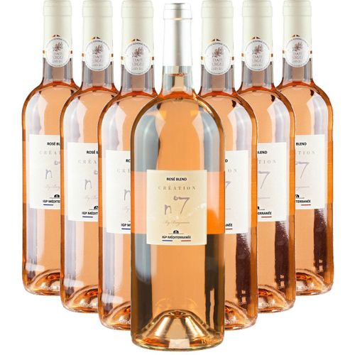 Vinpakke - Creation Rose 6 flasker + 1 Gratis Magnum