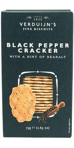 Gourmeture/Biscuit med sort peber og havsalt (Sort æske)