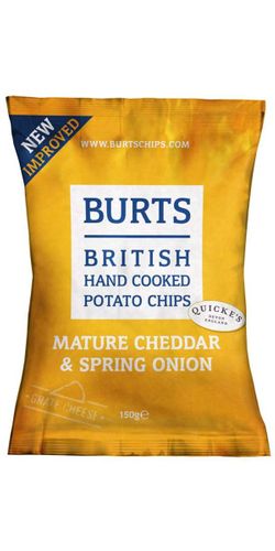 Burts Chips, Mature Cheddar & Spring Onion 150 g - Godis