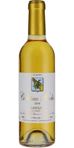 Chateau Piada, Barsac-Sauternes 2016 - 37,5cl