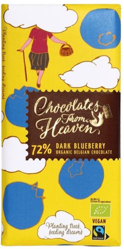 Chocolates From Heaven, Dark Blueberry 72%