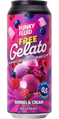Funky Fluid, Free Gelato Berries & Cream Alkoholfri