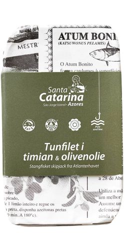 Grøndals, Tunfilet i timian og olivenolie 120 g.