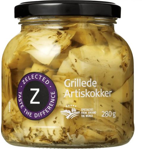 Zelected, Grillede Artiskokker m/urter