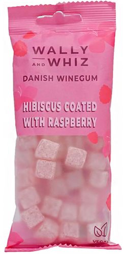 Wally & Whiz, Hibiscus med hindbær - 57g pose - Lakrits