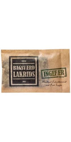 Bagsværd Lakrids, Ingefær Mini - Bedst før: 25.06.2025
