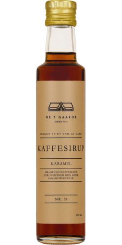 DE 5 GAARDE, Kaffesirup Karamel