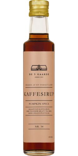 DE 5 GAARDE, Kaffesirup Pumpkin Spice