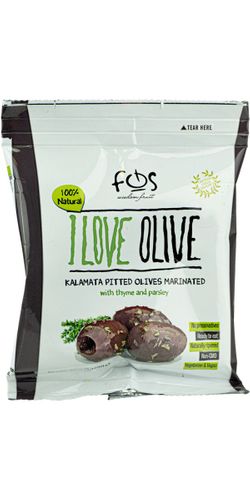Gourmeture/Snackoliven - Kalamata oliven med timian og persille