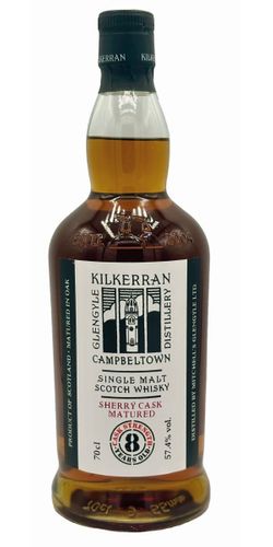 Kilkerran 8 års cask strenght Sherry cask matured