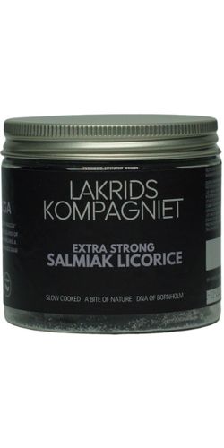 Lakrids Kompagniet, Extra Strong Salmiak Lakrids 120 g.