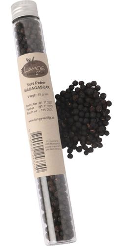 Langs Vanilje, Madagascar Vanilje, Sort Peber hel