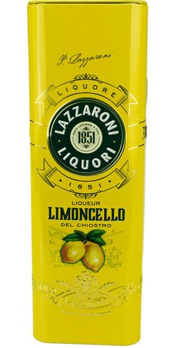 Lazzaroni Limoncello 70 cl. i metaldåse
