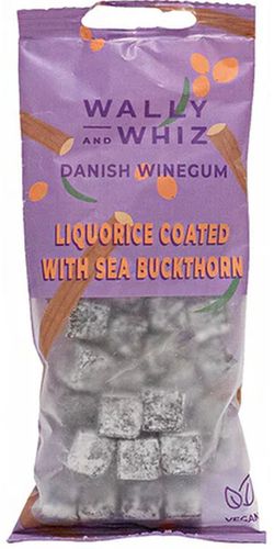 Wally & Whiz, Lakrids med havtorn - 57g pose - Vingummi
