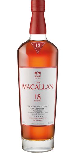 Macallan 18 Years Old, Sherry Oak 2025