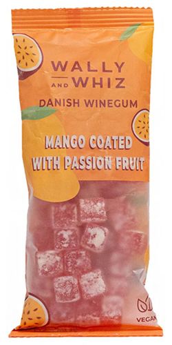 Wally & Whiz, Mango med passionsfrugt - 57g pose - Vingummi