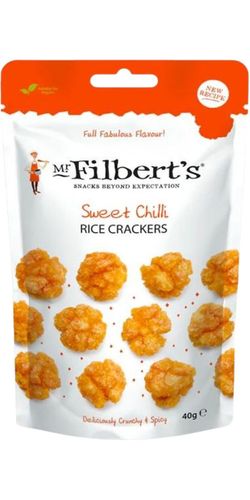 Mr. Filbert's, Sweet Chilli Rice Crackers 40g