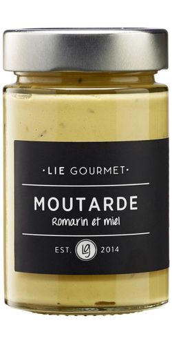 Lie Gourmet, Mustard Rosemary, Honey (200g) - Senap