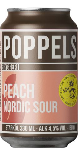 Poppels, Peach Nordic Sour - Öl
