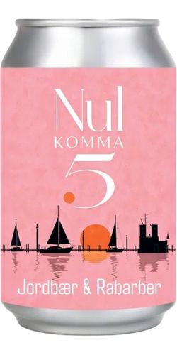Humleland, Nul Komma 5 Jordbær & Rabarber Alkoholfri