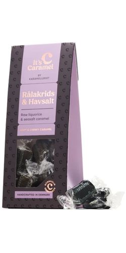 Karamelleriet - Rålakrids & havsaltkarameller 90g. - Godis