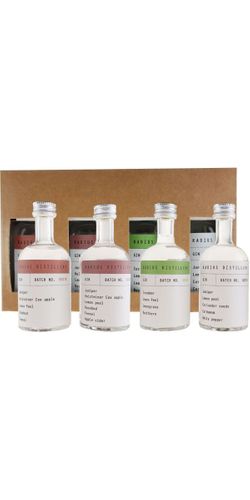 Radius Distillery Gin Smagesæt 4x5cl.