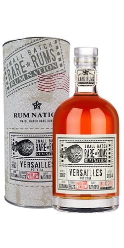 Rum Nation, Rare Rums, Versailles 16 år 2007-24 Ex. P/W Cask - Rom