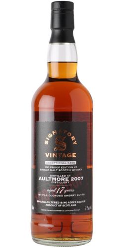 Signatory Vintage 2007 Aultmore Exceptional cask - Whisky