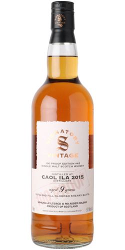 Signatory Vintage 2015 Caol Ila 100 proof