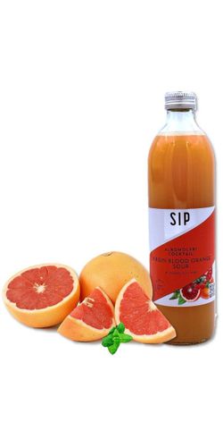 SIP Virgin Blood Orange Sour Alkoholfri Cocktail