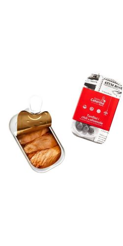 Grøndals, Tunfilet i mild chili og olivenolie 120 g.