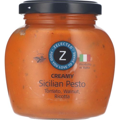 Creamy Sicillian Pesto (tomat, valnød, hvidløg)