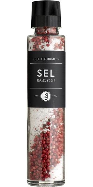 Lie Gourmet, Grinder - salt, pink pepper (215 g) - Kryddor