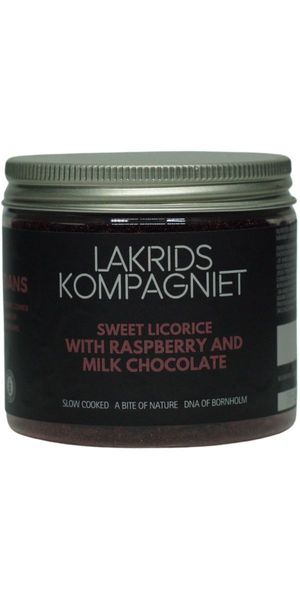 Lakrids Kompagniet, Sød Lakrids med Hindbær 130 g. - Lakrits