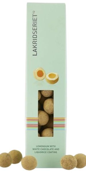 Lakridseriet - (Rio) Lime vingummi m. vit choklad och lakrits